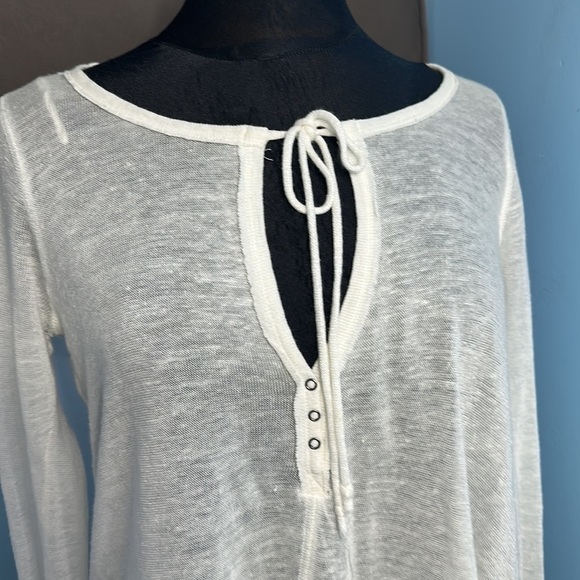 Free People Affogato Hacci top shirt size XS - Picture 7 of 10